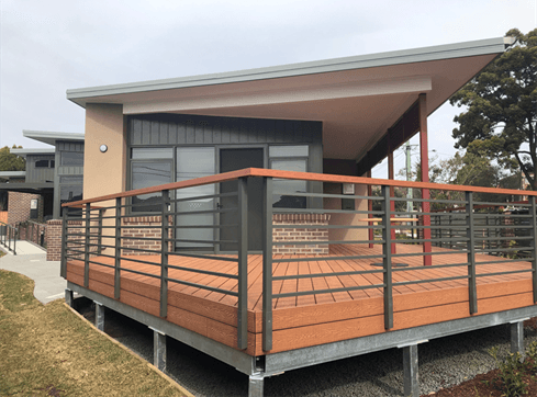 Exterior view of Beverly Hills supportive accommodation