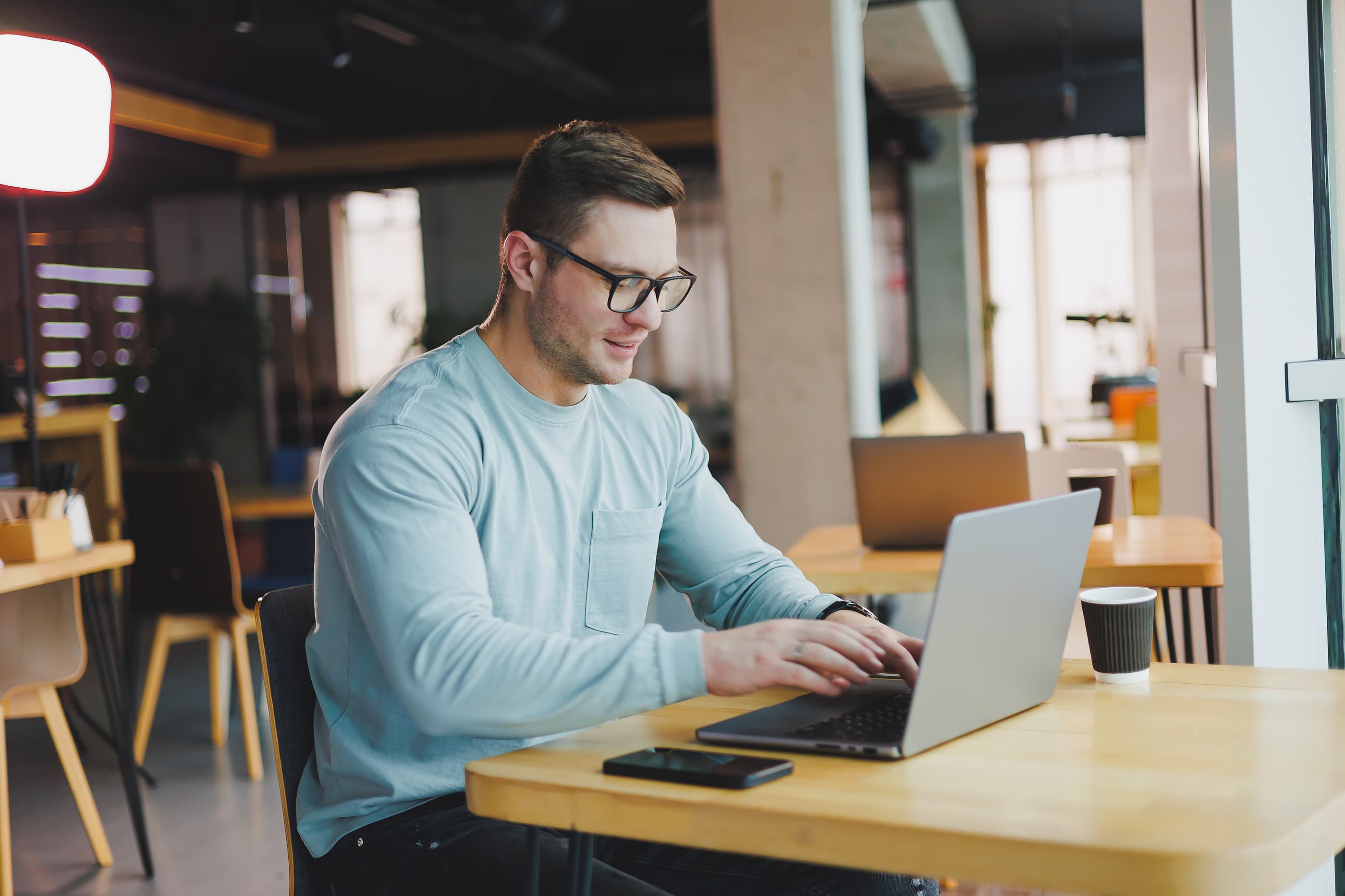 Bigstock A Young Promising Man In Casua 469755125