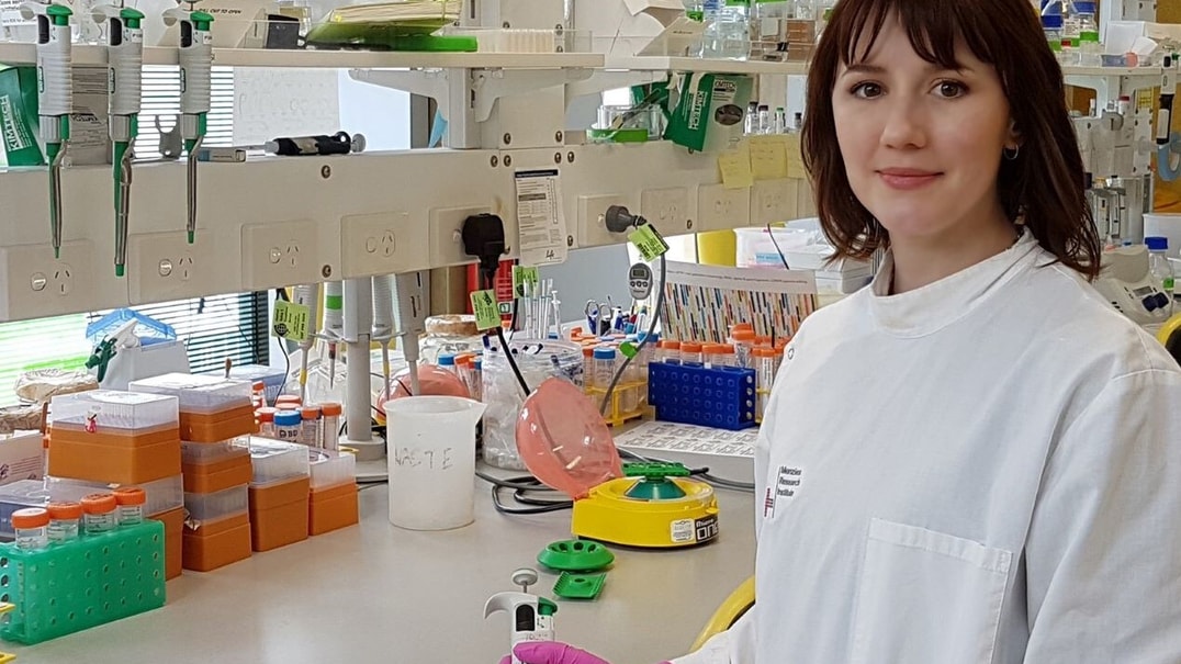 Doctor kalina makowiecki in their lab c
